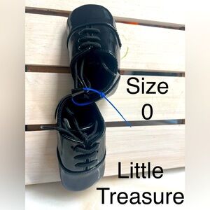 Infant black dress shoes